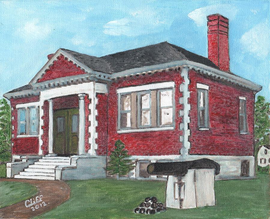 Ashland Public Library Painting by Cliff Wilson