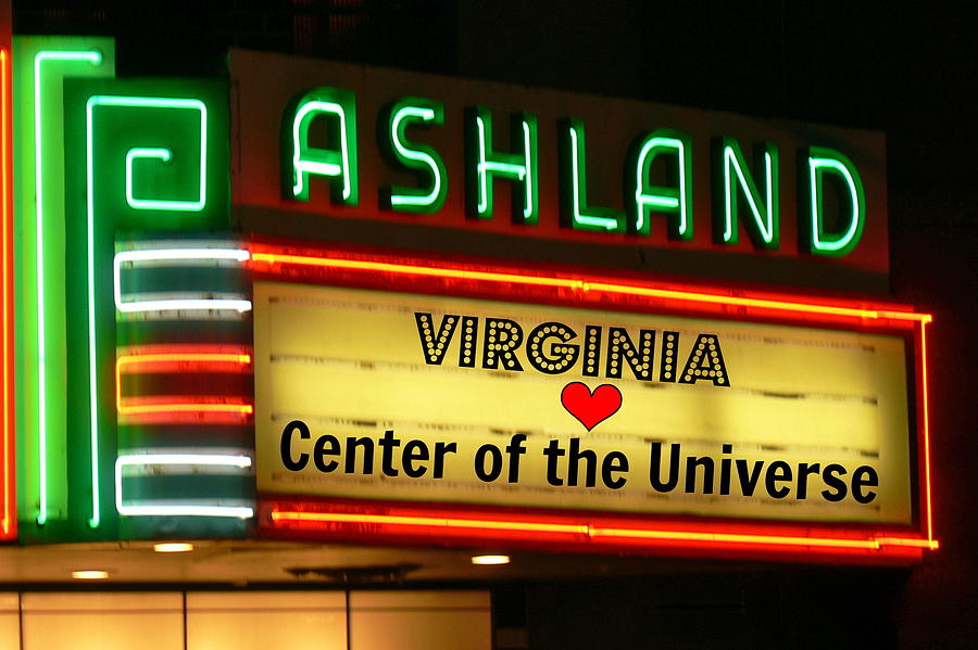 Ashland Theater Marque Photograph by Jean Wright