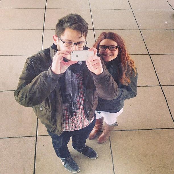 @ashleythesecond And I At the Bean, Photograph by Emily Newman
