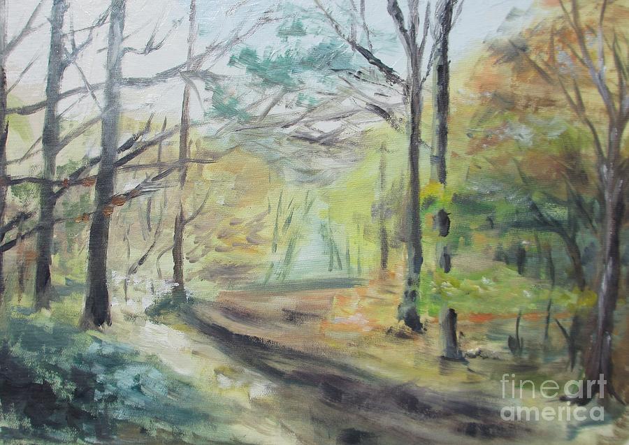 Ashridge Woods 2 Painting by Martin Howard
