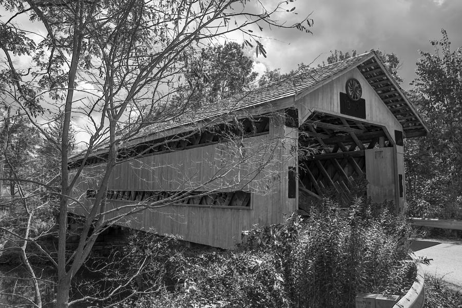 Ashtabula Collection - Doyle Road Covered Bridge  7K02059 Photograph by Guy Whiteley