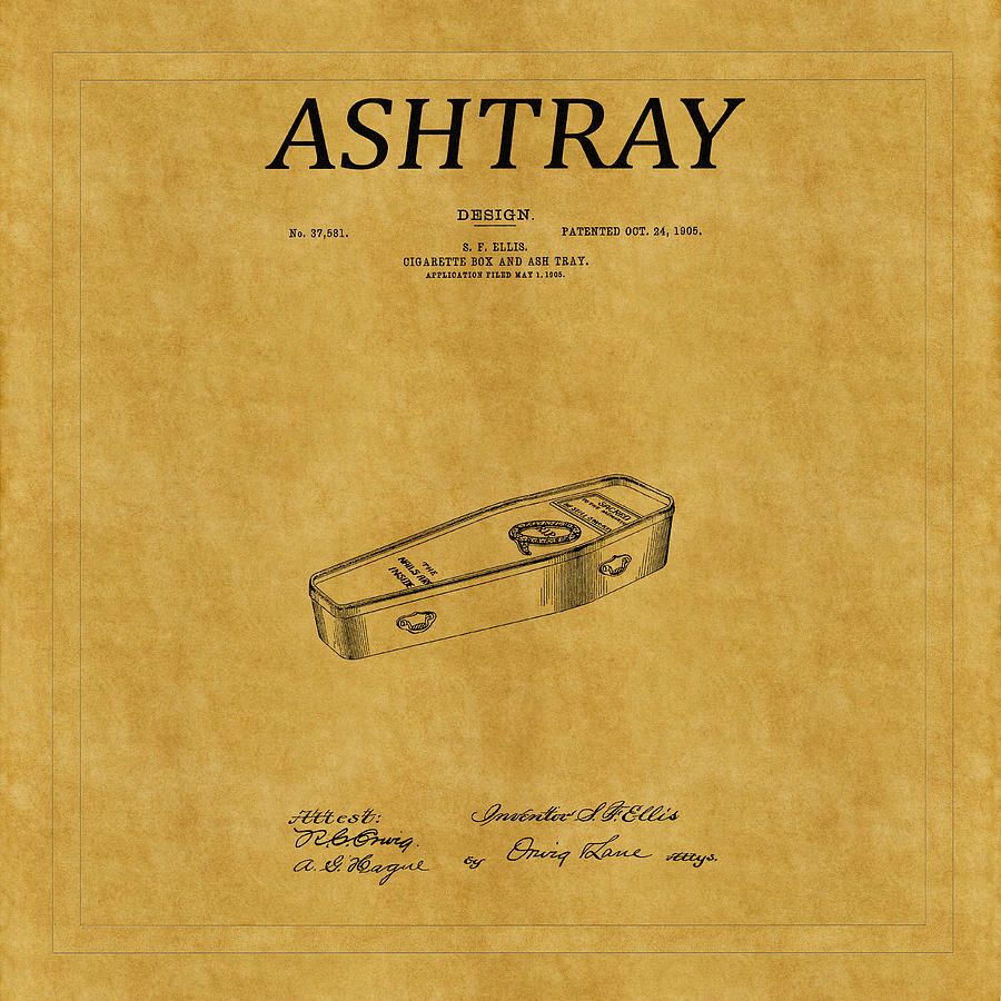 Ashtray Patent 1 Photograph