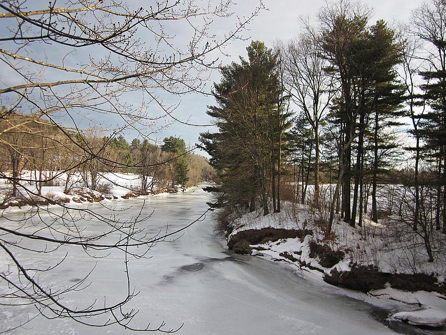 Ashuelot River Ice Photograph by MTBobbins Photography