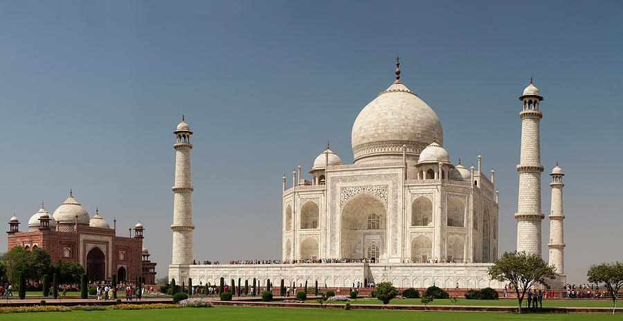 Asia Photograph - Asia, India Taj Mahal Multiframe by Brent Bergherm
