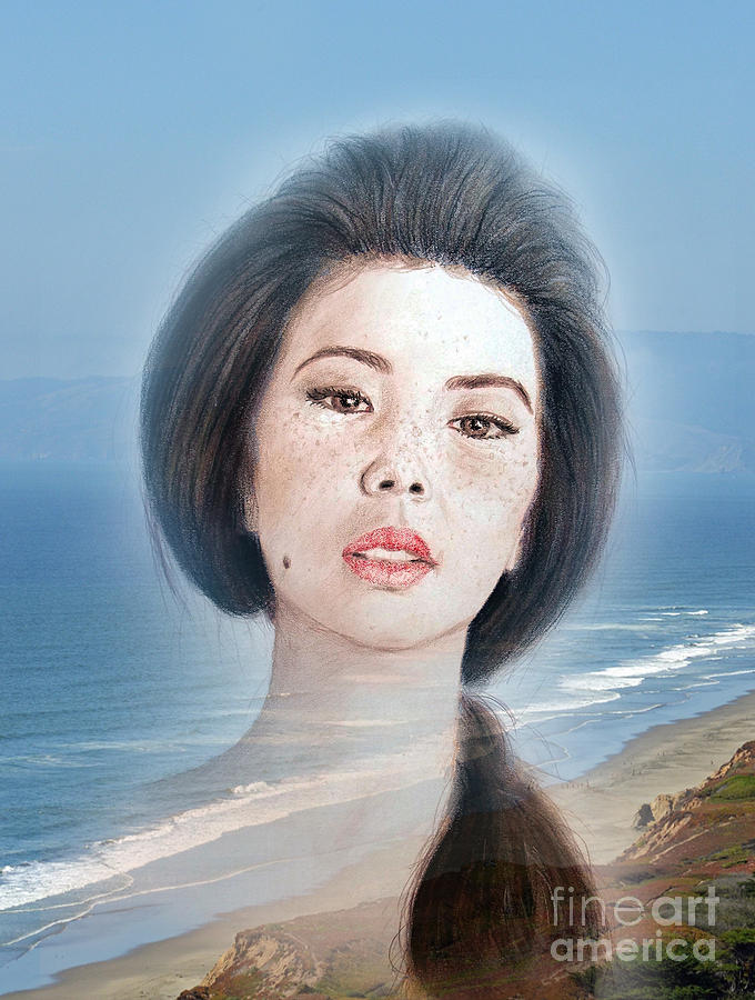 Asian Beauty Fade to Ocean Photograph Photograph by Jim Fitzpatrick