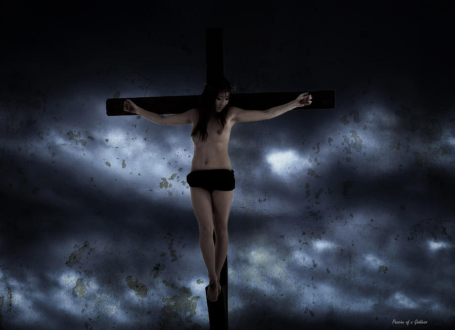 Jesus Christ Photograph - Asian Female Jesus in the wall by Ramon Martinez