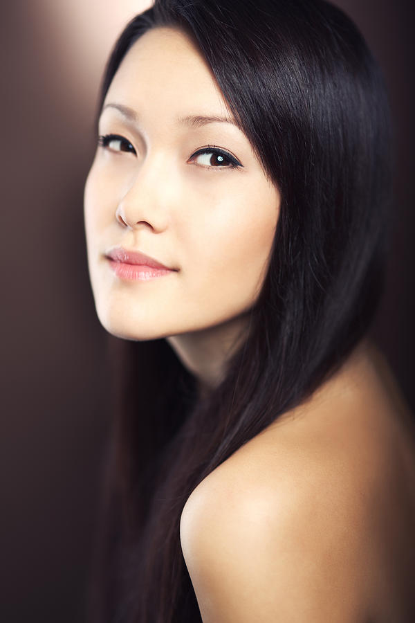 Asian Model Fashion Portrait Photograph by Filadendron