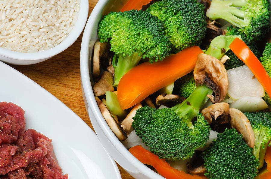 Asian Stir-Fry Ingredients Photograph by Brandon Smith - Pixels
