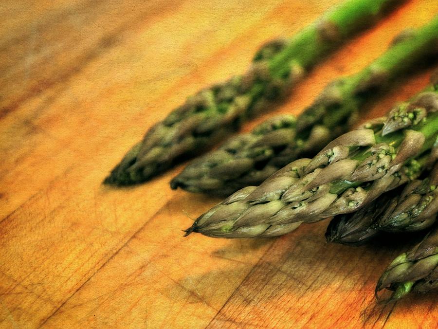 Asparagus Tips Photograph by Michelle Calkins
