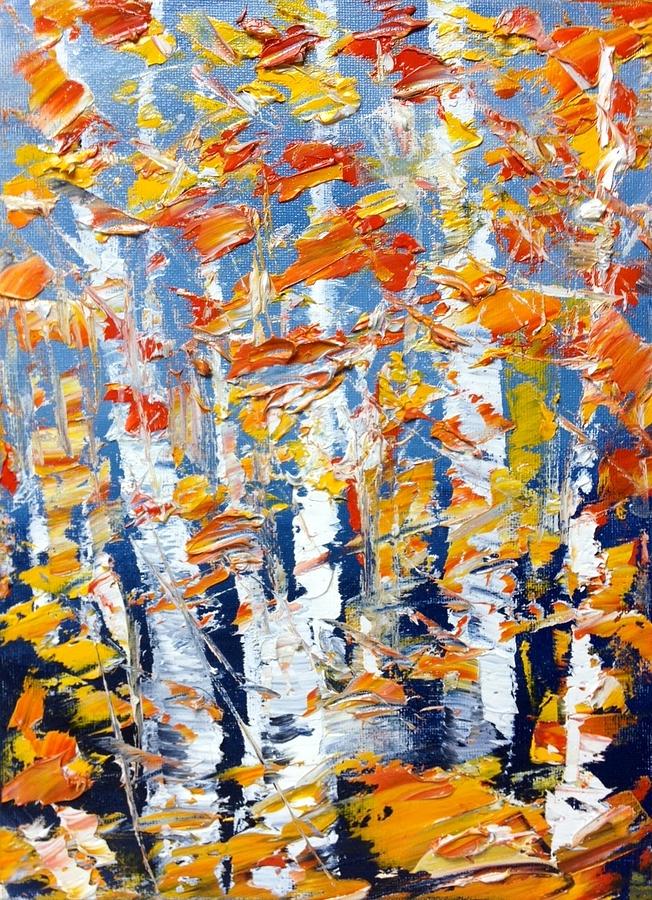 Aspen Abstract Painting by Desmond Raymond