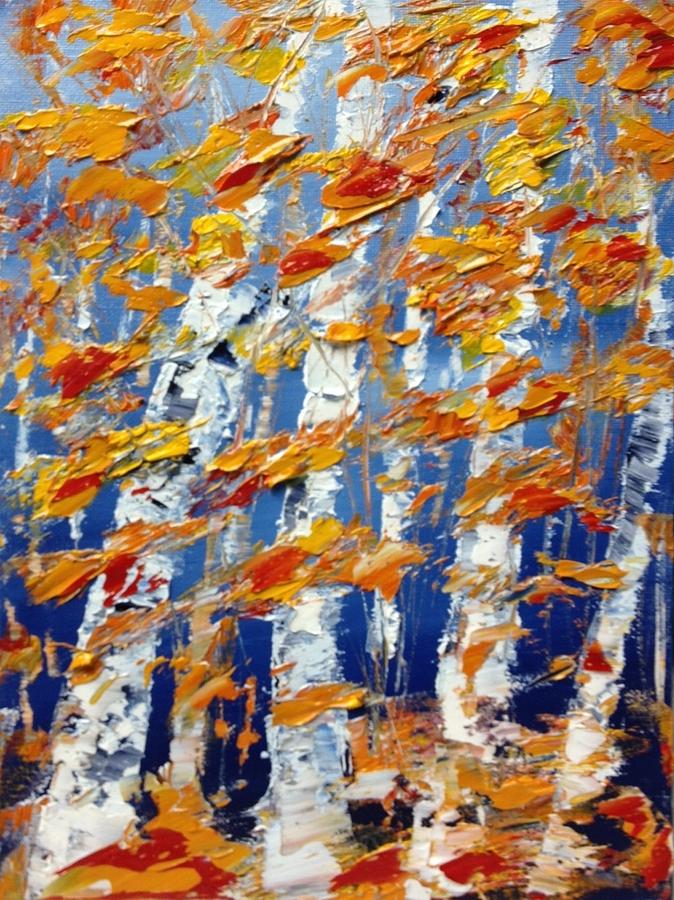 Aspen Abstract No.3 Painting by Desmond Raymond