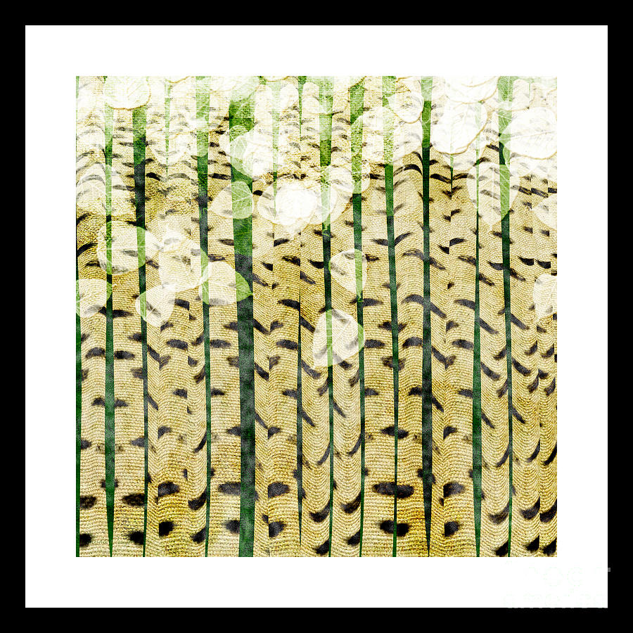 Abstract Digital Art - Aspen Colorado Abstract Square 3 by Andee Design