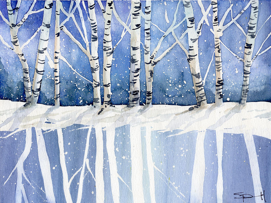 Aspen Freeze Painting by Sean Parnell