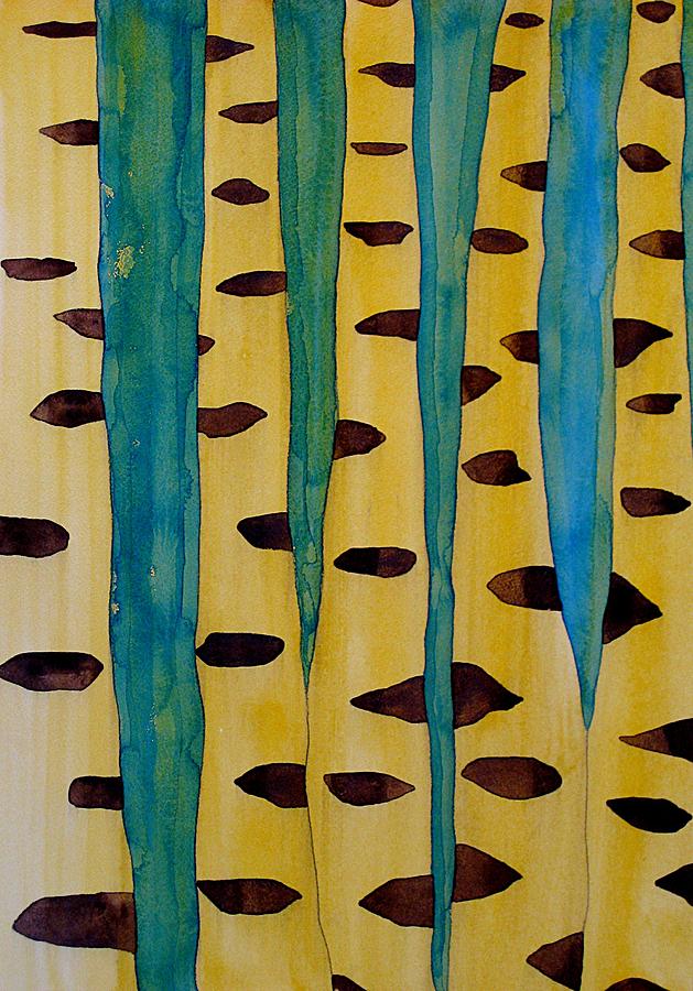 Aspens original painting Painting by Sol Luckman