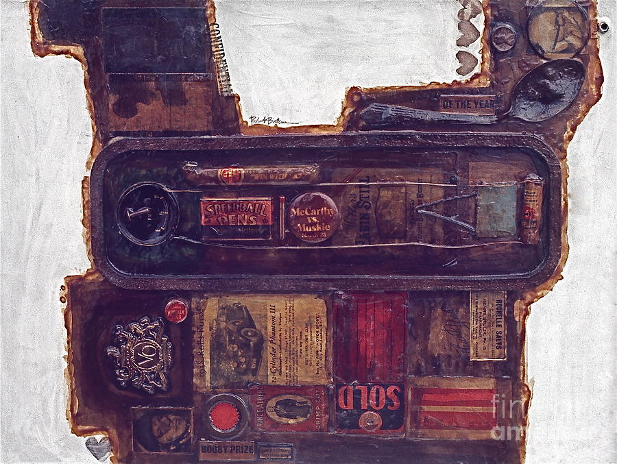 Assemblage Painting 19 MG Painting by Robert Birkenes