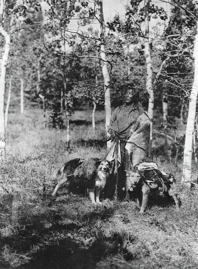Assiniboin Hunter, 1926 Photograph by Edward Curtis