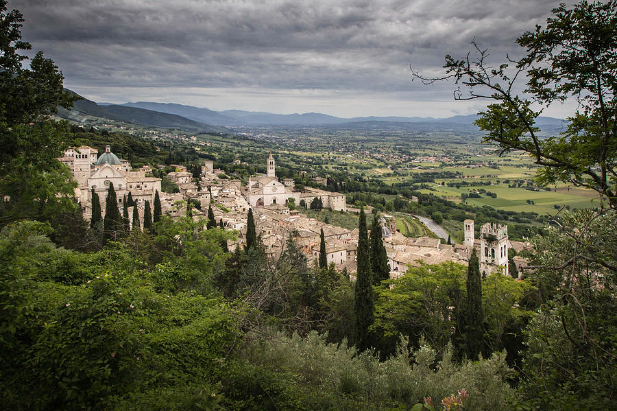 Assisi and Surroundings Photograph by Dwight Theall