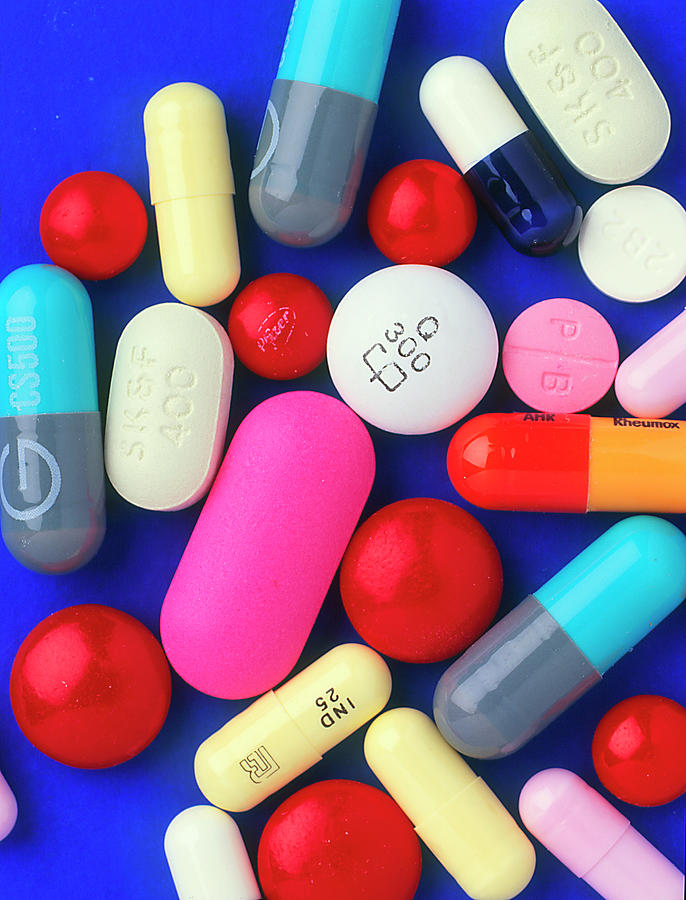 Assortment Of Drugs In Pill And Capsule Form Photograph by Garry Watson/science Photo Library