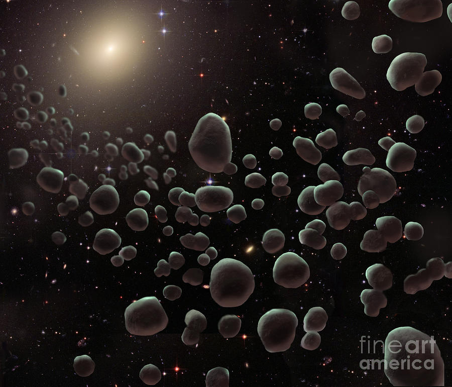Asteroid Belt, Illustration Photograph by Spencer Sutton