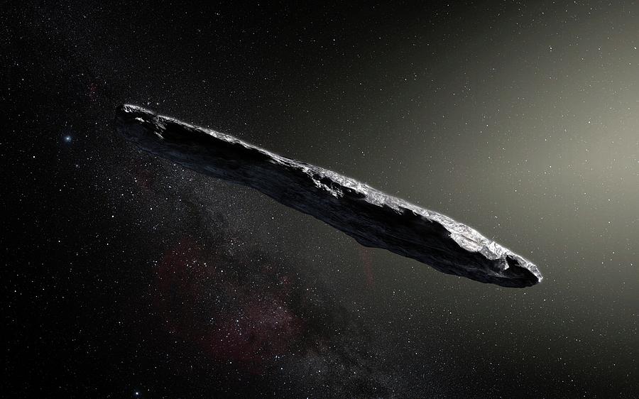 Asteroid oumuamua Photograph by European Southern Observatory/science Photo Library