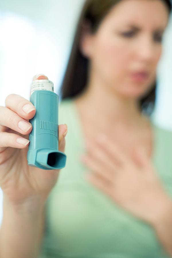 Asthma Inhaler Photograph by Ian Hooton/science Photo Library