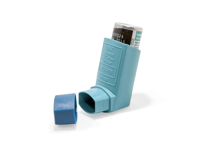 Asthma Inhaler Photograph by Lewis Houghton/science Photo Library