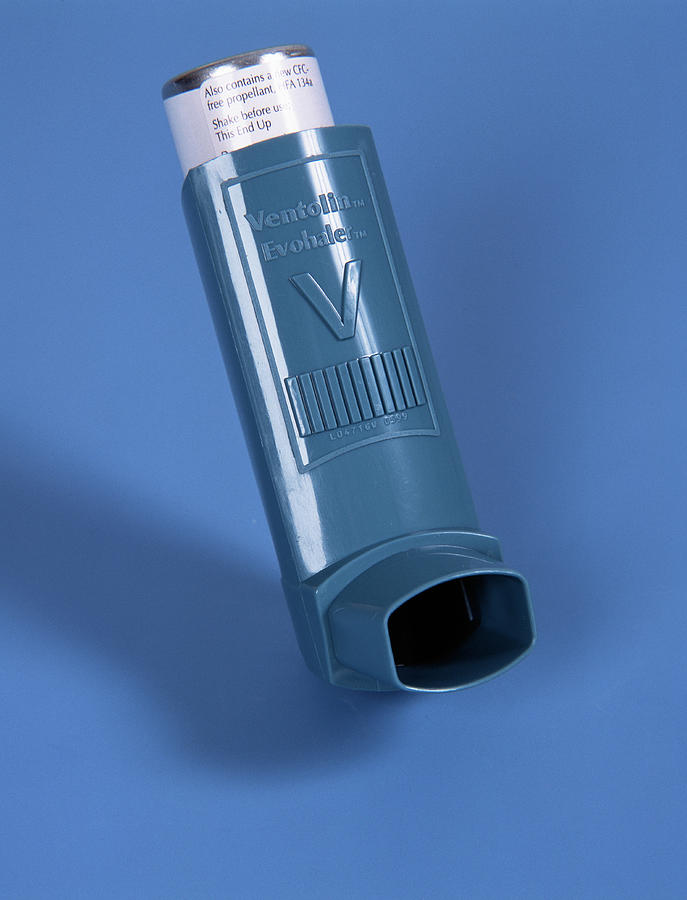 Asthma Inhaler Photograph by Mark Thomas/science Photo Library