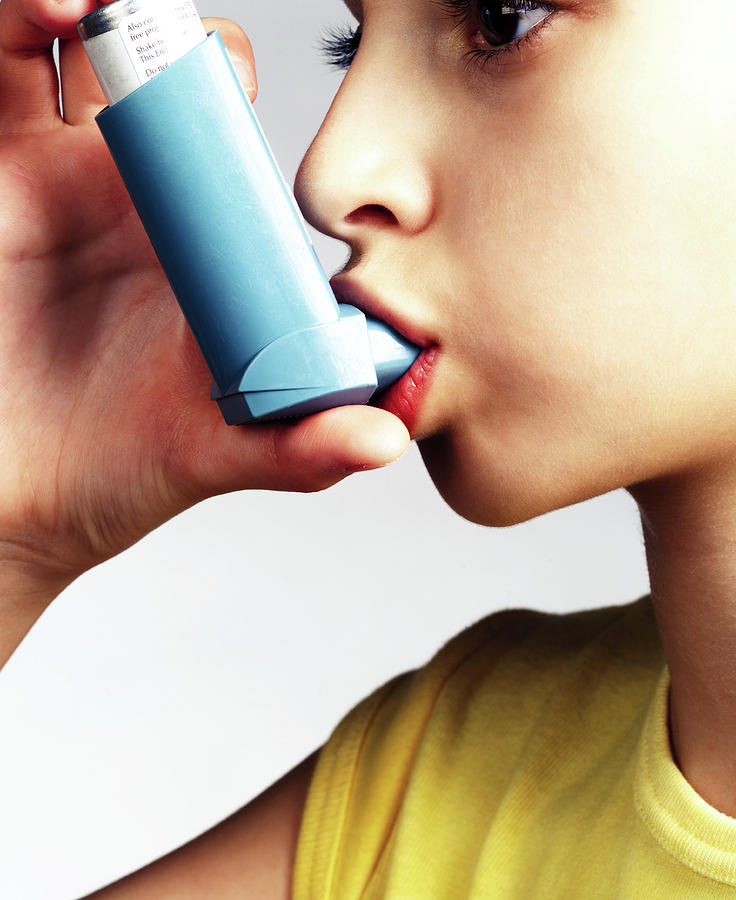 Asthmatic Girl Photograph by Coneyl Jay/science Photo Library - Fine ...