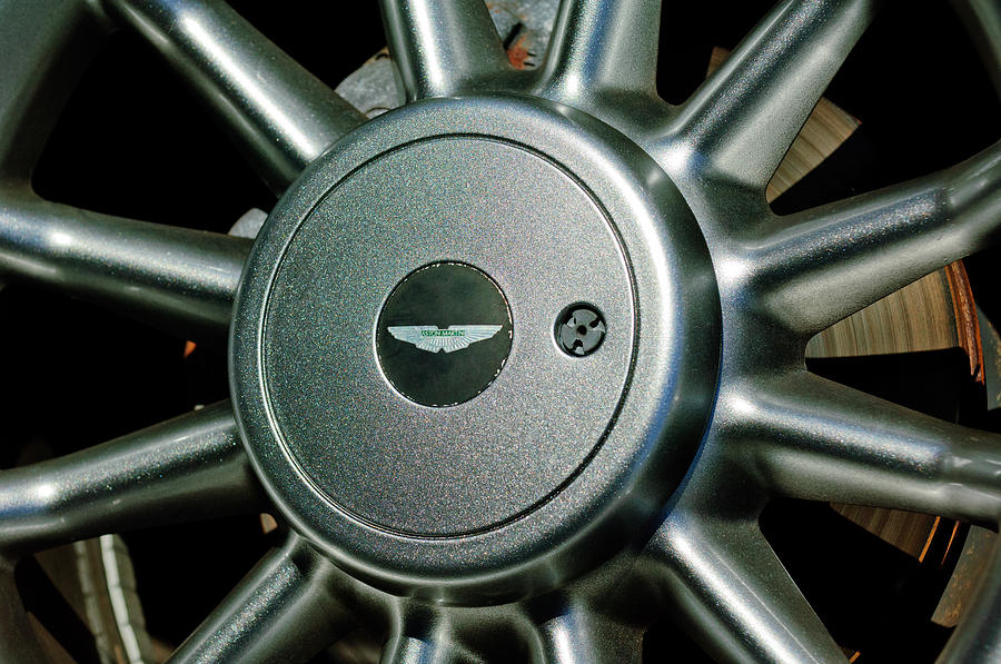 Aston Martin DB7 Wheel Emblem Photograph by Jill Reger