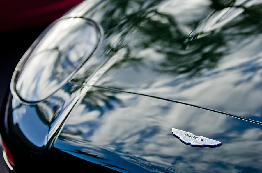 Aston Martin Hood Emblem 4 Photograph by Jill Reger