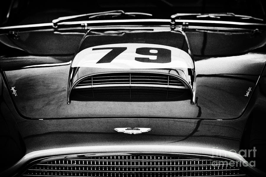 Black And White Photograph - Aston Martin Superleggera by Tim Gainey