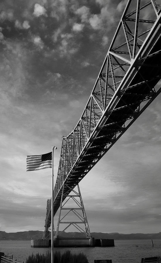 Astoria Bridge from Riverfront.  Photograph by HW Kateley