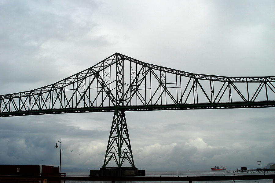 Astoria - Megler Bridge View from the Cannery Pier Hotel Photograph by ...