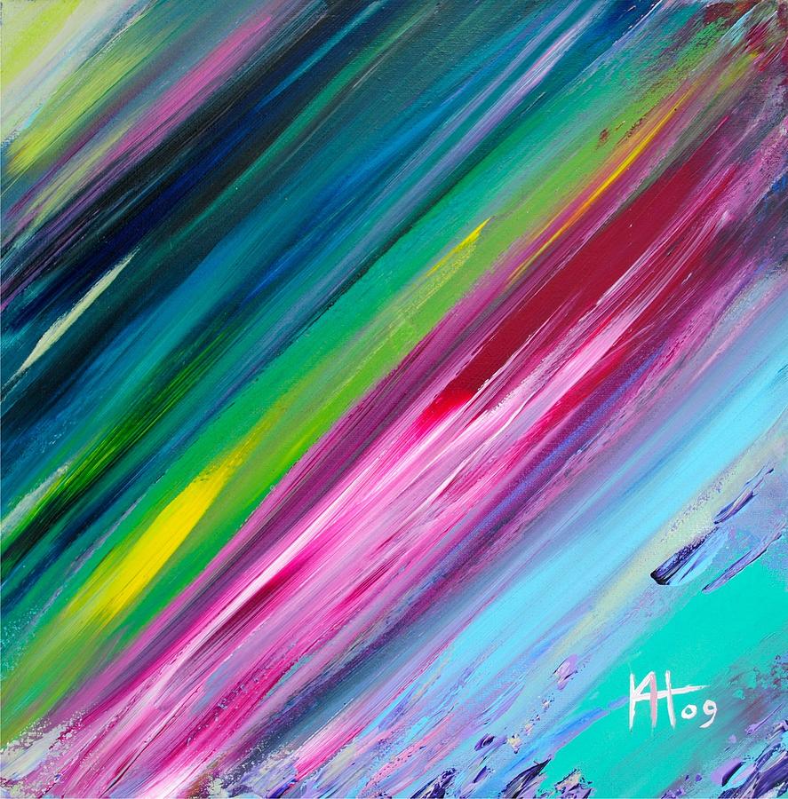 Abstract Painting - Astral Shower by Kim Hamrock