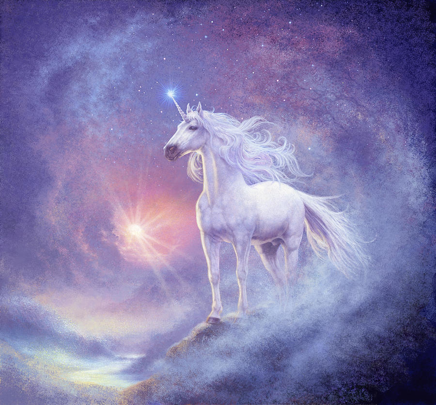Fantasy Photograph - Astral Unicorn by MGL Meiklejohn Graphics Licensing