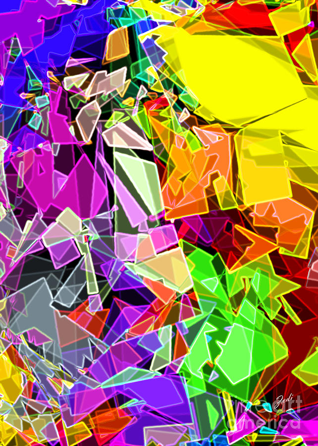 Astratto - Abstract 51 Digital Art by Ze  Di