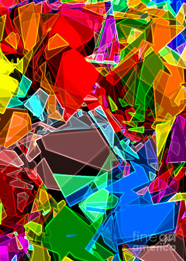 Astratto - Abstract 52 Digital Art by Ze  Di