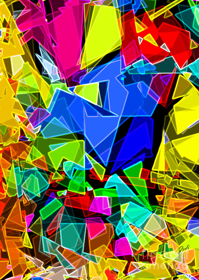 Astratto - Abstract 55 Digital Art by - Zedi -