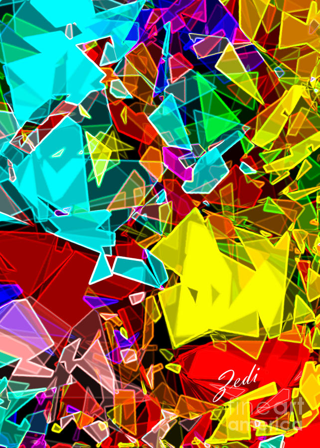 Astratto - Abstract 58 Digital Art by - Zedi -