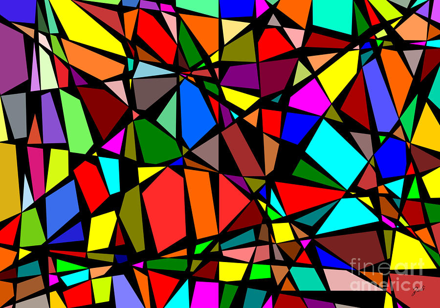 Astratto - Abstract 66 Digital Art by Ze  Di