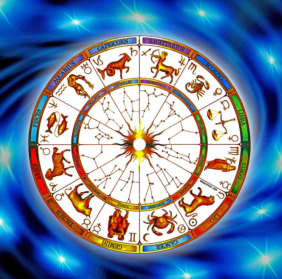 Astrological Wheel Photograph by Mike Flynn