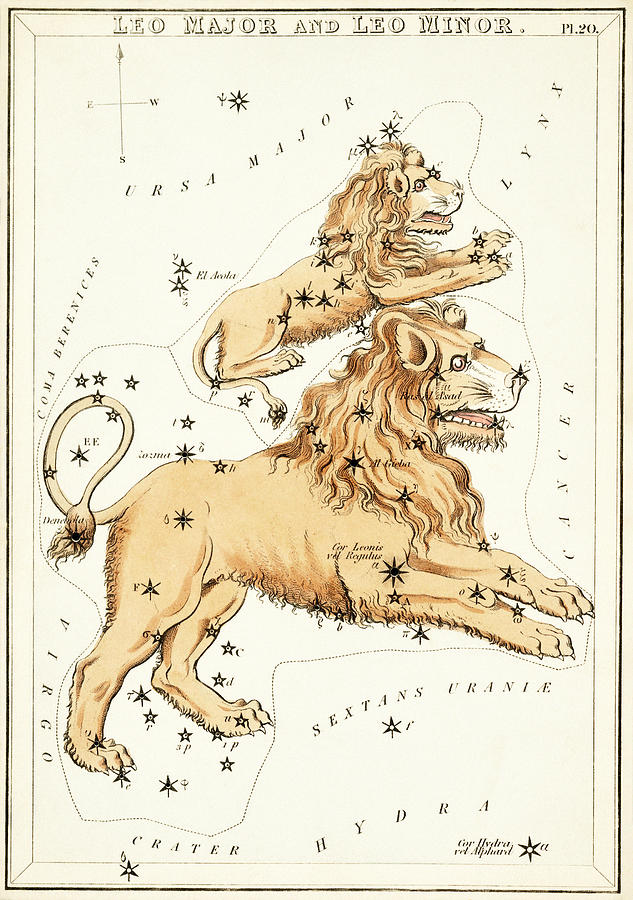 Astrology Leo, 1825 Painting by Granger