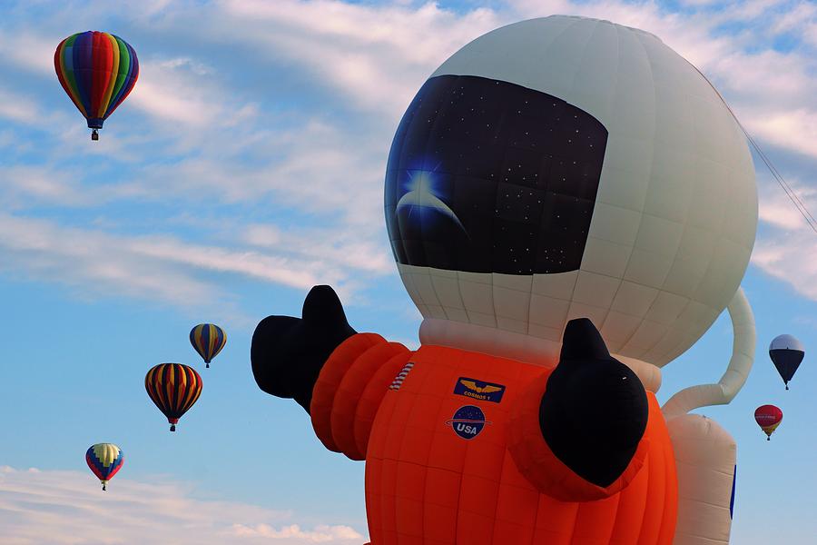 Astronaut Balloon Photograph by Daniel Woodrum