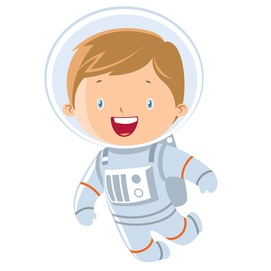 Astronaut Boy Drawing by Pijama61