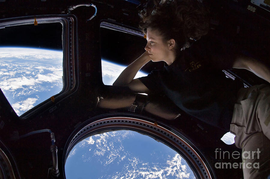Astronaut Tracy Caldwell Dyson Photograph by Science Source