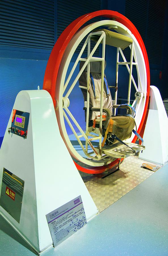 Device Photograph - Astronaut Training Device. by Mark Williamson/science Photo Library