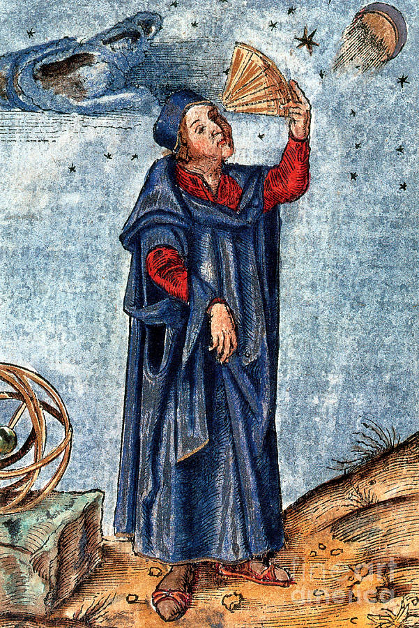 Astronomer 16th Century Photograph by Nypl