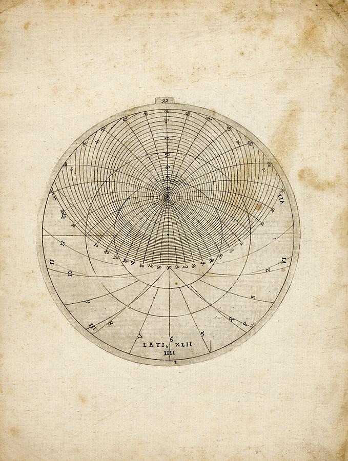 Astronomical Chart Photograph by Rare Book Division/new York Public Library