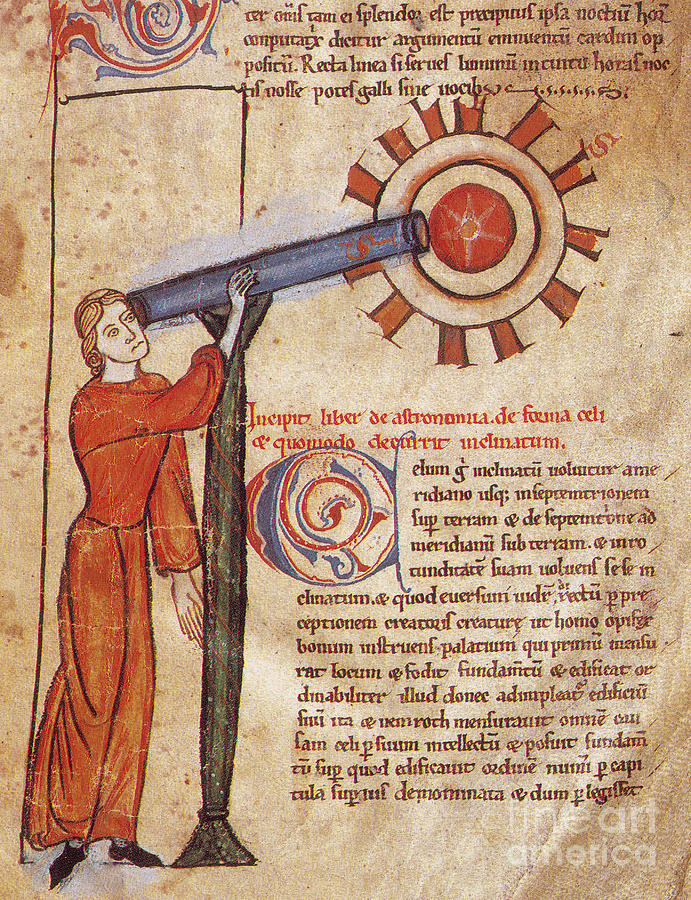 Astronomical Observation, 14th Century Photograph by Science Source