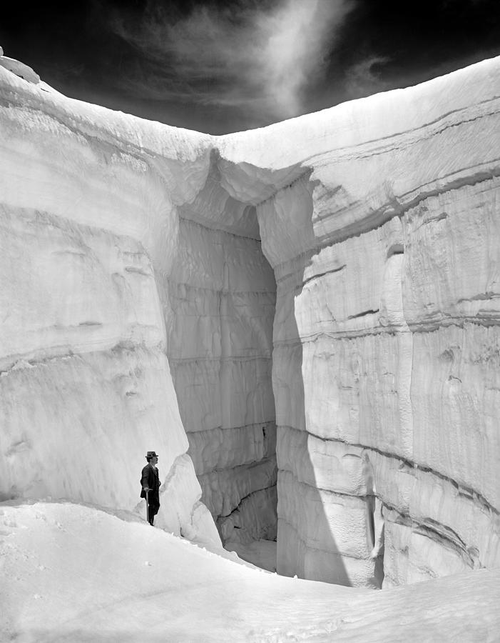 Asulkan Glacier Cave Photograph by Granger